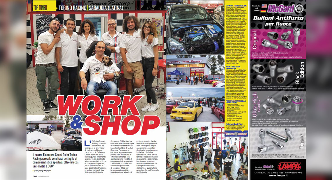 Work e shop - torino racing elaborazioni